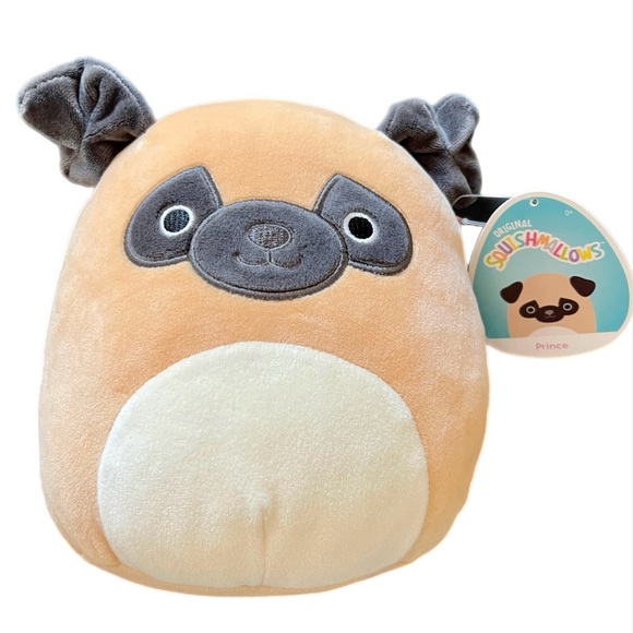 Squishmallows Other - NEW SMALL SQUISHMALLOWS PRINCE THE PUG
